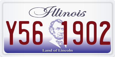 IL license plate Y561902