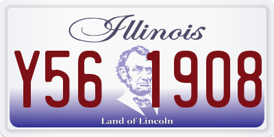 IL license plate Y561908