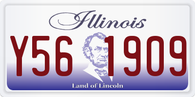 IL license plate Y561909