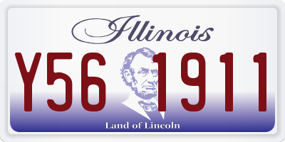 IL license plate Y561911