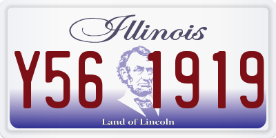 IL license plate Y561919