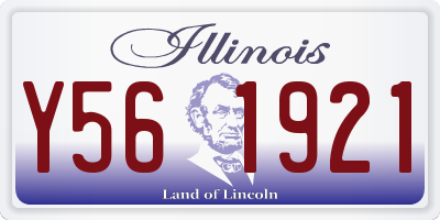 IL license plate Y561921