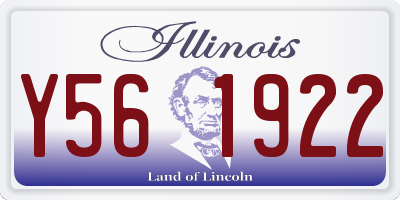IL license plate Y561922