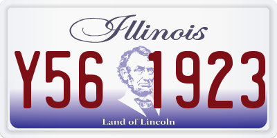IL license plate Y561923