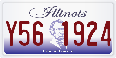 IL license plate Y561924
