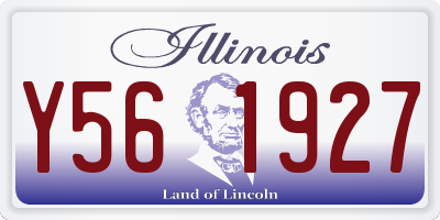 IL license plate Y561927