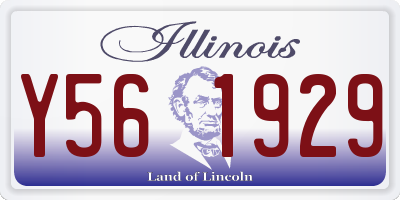 IL license plate Y561929
