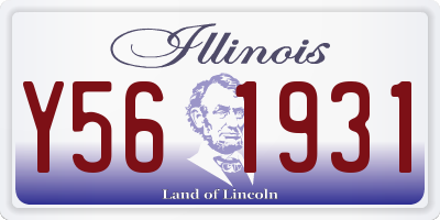 IL license plate Y561931