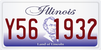 IL license plate Y561932