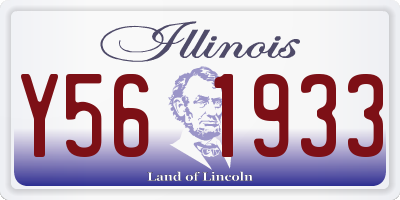 IL license plate Y561933
