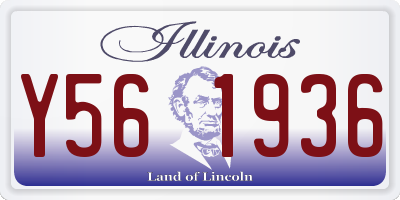 IL license plate Y561936