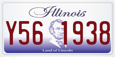 IL license plate Y561938