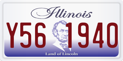 IL license plate Y561940
