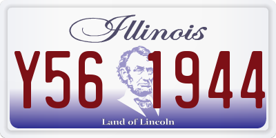 IL license plate Y561944