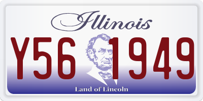 IL license plate Y561949
