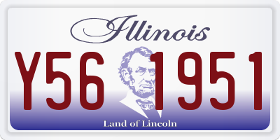 IL license plate Y561951