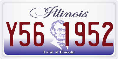 IL license plate Y561952