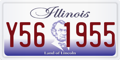 IL license plate Y561955