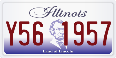 IL license plate Y561957