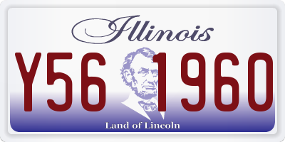IL license plate Y561960