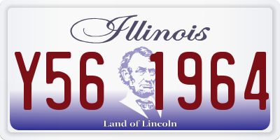 IL license plate Y561964