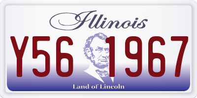 IL license plate Y561967