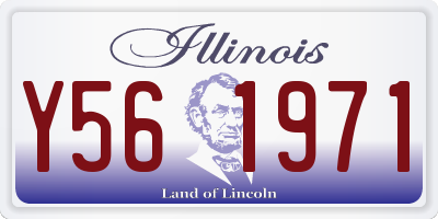 IL license plate Y561971
