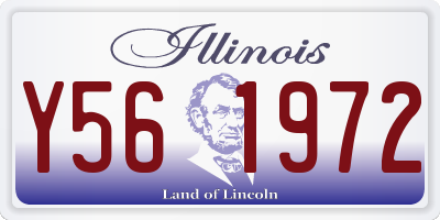 IL license plate Y561972