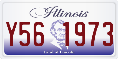 IL license plate Y561973