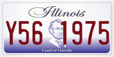 IL license plate Y561975