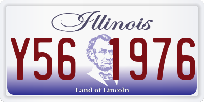 IL license plate Y561976