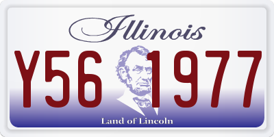 IL license plate Y561977