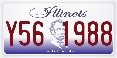 IL license plate Y561988