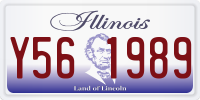 IL license plate Y561989