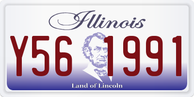 IL license plate Y561991
