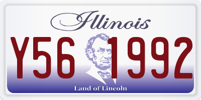 IL license plate Y561992