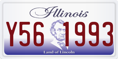 IL license plate Y561993