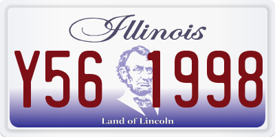 IL license plate Y561998
