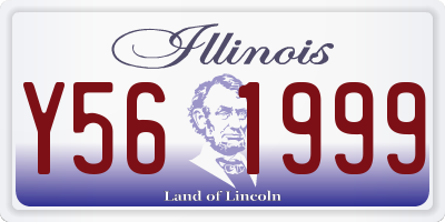 IL license plate Y561999