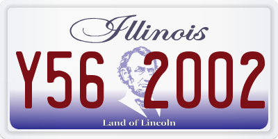 IL license plate Y562002