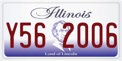 IL license plate Y562006