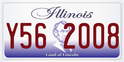 IL license plate Y562008