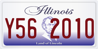 IL license plate Y562010