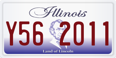 IL license plate Y562011