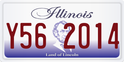 IL license plate Y562014