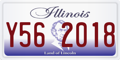 IL license plate Y562018