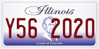 IL license plate Y562020
