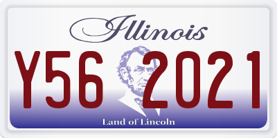 IL license plate Y562021