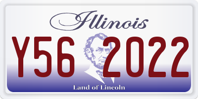 IL license plate Y562022