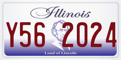 IL license plate Y562024
